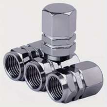 4pcs Aluminum Alloy Universal Tire Valve Stem Caps - Heavy Duty Sealed Dustproof Tire Valve Covers - Vehicle Tire Accessories