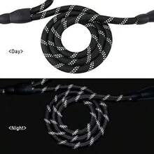 2-Handle Explosion-Proof Traction Rope, Premium Dog Leash With Soft Grip Handle - Durable, Suitable For Training, Walking And Outdoor Recreation - Great For Camping And Backyard Play With Pets Of All Sizes, Long Dog Training Lead, Nylon Reflective Traction Rope Leash, Dual Leash, Fit For Small/Medium/Large Dogs - Multicolor - View 4