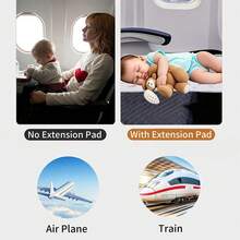 1pc Portable Airplane Seat Extender For Kids, Travel Footrest Hammock Bed, Child Airplane Travel Essentials, Lightweight Travel Hammock Bed For Easy Carry-On