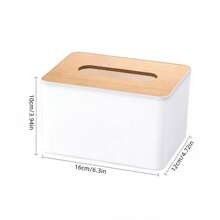 1pc Multi-Function Tissue Storage Box, Modern Plastic Tissue Box Cover Holder For Home