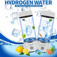 Hydrogen Water Bottle SPE PEM Technology Hydrogen Inhalable Hydrogen Water Bottle Generator 3-Minute Quick Electrolysis 2800ppb Hydrogen Water For Home, Office, Daily Drinking - 銀色PRO - 查看 5