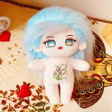 1 个/20 厘米娃娃/娃娃家族/黑色/棕色/白色/紫色/米色头发/明星娃娃 - 您需要梳理她的头发/化妆/穿上衣服 - 然后您就可以收集它们/送给朋友或孩子的完美礼物 - 彩色 - 查看 23