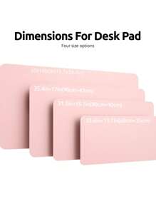 Leather Desk Pad, Office Desk Mat, Large Mouse Pad, Writing Board, Office Desk Blotter, Black, White, Purple, Pink, Gray, Green, Blue Non-Slip PU Leather Imprint, Laptop Pad, Waterproof Writing Mat For Office And Home Gaming Mouse Pad Desk Accessories Office Supplies Office Desk Accessories Mousepad Mouse Pad For Desk - Multicolor - View 3