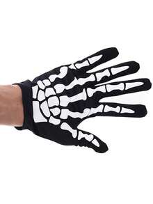 Halloween Costume Zombie Makeup Party Scary Realistic Skeleton Gloves Mask Wholesale