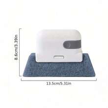 1pc Gray Window Gap Cleaning Brush, For Window Gap, Track, Corner And Bar Cleaning, Home Decor, Party & Christmas Storage