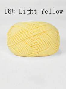 1/3 件 4 股腈纶蓬松纱线，50 克/条，混色钩针纱线，钩针，牛奶状纱线，DIY 手工，钩针纱线，玩偶纱线，创意钩针服装，帽子，围巾，毛毯 - 彩色 - 查看 52