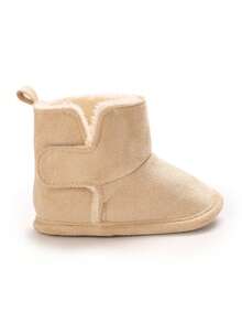 冬季新款婴儿鞋0-1岁幼儿软底雪地靴 - 杏色 - 查看 7