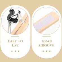 3 Pack Solid Wood Skirt Hangers Wood Pant Hangers Wooden Hanging Clips Skirt Pant Rack