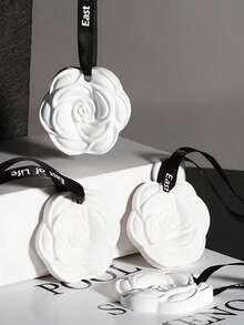 6 件持久香味陶瓷石，汽车、衣柜、橱柜、浴室空气清新剂，男女通用薰衣草香味礼物（随机悬挂绳）