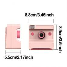 2.4" Kids Instant Camera, 1080P HD, Comes With Stickers And 3 Rolls Of Photo Paper, Suitable For Boys And Girls 6+ Years Old, Perfect Gift For Children On World Cup, Valentine's Day, New Year. Birthday - Multicolor - View 12
