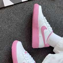 Giày thể thao Nike cổ thấp, mềm mại, thoải mái, đa năng dành cho cả nam và nữ (GS) IB4411-100 - Hồng/trắng - Xem 5