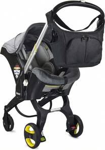 Baby &Amp; Beyond Essential Bag, Compatible With Doona Car Seat Stroller, With Additional Hooks And Straps To Be Compatible With Any Universal Stroller, Converts Into Tote Diaper Bag - 紅白色 - 查看 1