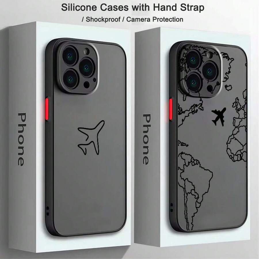 Compatible con los diseños de teléfonos Apple 16, 15, 14, 13, 12, 11, 8,, XR, XS, Pro, y Plus, con una funda protectora de TPU suave transparente mate. - Colores mixtos - Ver 1