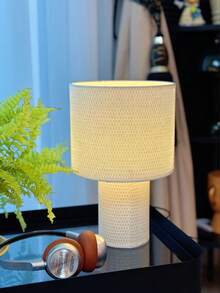 1个LED极简现代金色台灯，复古褶皱布艺灯罩，柔和光线，北欧、欧洲、意大利风格，农舍客厅卧室现代极简阅读桌灯，个性化创意极简主义，暖光装饰多用途暖光露营浪漫优雅氛围床头夜灯，柔和光线，极简设计，USB供电灯罩台灯，新年礼物，情人节礼物 - 彩色 - 查看 4