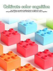 500pcs Large Particle Changeable Creative Building Blocks Toy Set, Develops Children's Thinking And Creativity