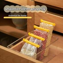 10 قطع مشابك متعددة الأغراض لإغلاق الأطعمة - مصنوعة من مادة البولي بروبلين المتينة، مثالية لأكياس الوجبات الخفيفة وتخزين الطعام الطازج وأكياس الشاي - ملحق لتنظيم المطبخ