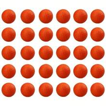 20 个高尔夫练习球 - 长距离击球，耐用冲击训练球，带手提袋 - 亮橙色/红色/黄色高尔夫球，适合练习场、球场、礼物 - 适合初学者和专业人士 - 耐用材质，纹理表面，持久耐磨，适合频繁练习