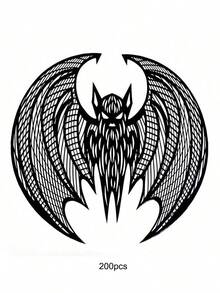 1pc/4pcs/6pcs/200pcs Halloween Skull Thick Heat-Resistant Placemats, Thanksgiving Holiday Hotel Restaurant Decor, Wedding Party Dining Table Cloth, Foil Cutout Pumpkin Nordic Style Waterproof Oil-Proof Heat-Proof Placemats - Multicolor - View 21