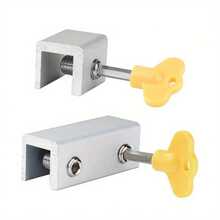 1-2PCS Adjustable Window Lock Stopper Safety Locks Restrictor For Baby Kids Non Punch Sliding Door Window Limit Lock Hardware - Multicolor - View 3