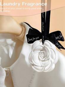 6 件持久香味陶瓷石，汽车、衣柜、橱柜、浴室空气清新剂，男女通用薰衣草香味礼物（随机悬挂绳）