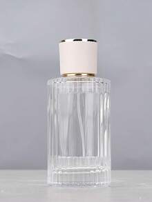 1pc100ml/50ml/30ml大容量便捷香水喷雾瓶高档化妆品分装瓶竖条纹螺口香水空瓶 - 彩色 - 查看 10