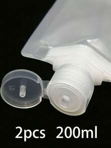 2pcs/5pcs/10pcs/20pcs Reusable Portable Cosmetic Squeeze Bottles, Suitable For Liquid Refilling And Travel