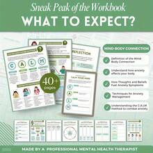 Therapist's Anxiety Planner: Overcoming Anxiety & Finding Calm In Everyday Life - Mindfulness Relax Workbook With Coping Skills, Mental Health Self-Help Guide For Adults