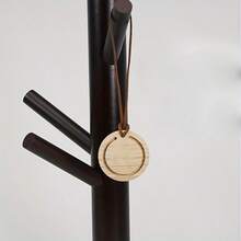 1 件木制汽车香薰挂饰，创意 DIY 香薰汽车配件，采用蜂蜡木和黑胡桃木制成，让汽车、卧室、衣柜充满温暖的香气 - 彩色 - 查看 7