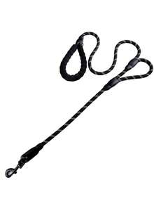 2-Handle Explosion-Proof Traction Rope, Premium Dog Leash With Soft Grip Handle - Durable, Suitable For Training, Walking And Outdoor Recreation - Great For Camping And Backyard Play With Pets Of All Sizes, Long Dog Training Lead, Nylon Reflective Traction Rope Leash, Dual Leash, Fit For Small/Medium/Large Dogs - Multicolor - View 9