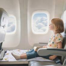 1pc Portable Airplane Seat Extender For Kids, Travel Footrest Hammock Bed, Child Airplane Travel Essentials, Lightweight Travel Hammock Bed For Easy Carry-On