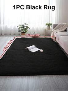 1pc Rug, Area Rug, Living Room Rug, Bedroom Rug, Room Decor, Solid Color Soft Modern Indoor Large Shaggy Rug For Bedroom Living Room Dorm Room, Fall Decor, New Year Winter Warm Decor, Halloween Gifts, Bedroom Decor, Christmas Decoration, Home Decorative Non-Slip Plush Fluffy Area Rugs Girl Pink Comfy Floor Carpet - 彩色 - 查看 39