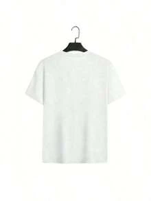 Adult Short Sleeve Cotton T-Shirt, Crew Neck, With Domokun Babyface Y2k Printcamisas Para Hombre  Mens Clothes - 白色 - 查看 2