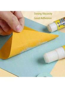 1/3/6/8pcs PVA High Viscosity Solid Glue Sticks, Adhesive, Suitable For Office And Student DIY Stationery, Home Office Glue Sticks, For DIY Art Paper, Cards, Photos, Stationery, Strengthen Family Bonding, White Back To School Supplies, Back To School Essential, Office Supplies, Craft Class, Learning, Extracurricular Activities, School Supplies (Random Color & Style)