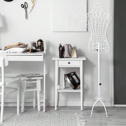 Elegant Wire Mannequin Female Metal Dress Form For Display Adjustable Height