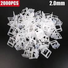 1000-8000Pcs 2mm Tile Leveling Spacer System Tool Clips Wedges Flooring-Lippage-Plier - 2000pcs - View 2