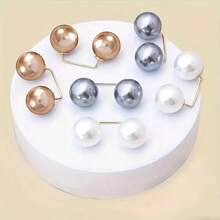 2pcs Pearl Jeans Ankle Clip, Chest Anti Light Needle, Anti Stepping Slipper Buckle, Pants Length Adjuster