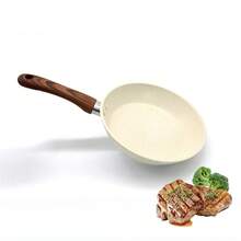 [Family Cooking] Non-Stick Frying Pan, Suitable For Eggs, Steaks And Pancakes - Multifunctional Grill Pan Suitable For Induction And Gas Stoves - Great For Flipping Eggs, Chicken Wings, Etc. - Easy To Clean, Durable Cookware, Breakfast Essential