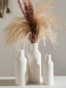 Vază albă din rășină, lucrată manual, minimalistă nordică pentru desktop, pentru decorarea camerei de zi, decorarea modernă a casei, masa, decorarea raftului de cărți, suportul pentru șemineu, decorarea intrării și articole decorative
