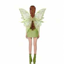 1pc Summer New Elf Butterfly Wing Backpack Accessory, Festival Party Performance Prop, Exquisite Decoration, Metallic Shiny Angel Wings, Basic Style, Suitable For Christmas, Halloween, Masquerade, Adult Size In Stock