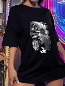 Gonzales Men's Reflections Lowrider Skull DGA Art T Shirtmbre_358_t1 - màu đen - Xem 3