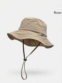 1pc Women's Outdoor Hiking Hat, All-Season Bucket Hat, Sun Protection, Anti-UV Sun Hat Autumn Outfits - Hat - View 8