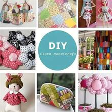 200 piezas de cuadrados de tela con estampados florales y de lunares de 3.9x3.9 pulgadas - Tela de poliéster multicolor para manualidades, adecuada para costura DIY, bordado, scrapbooking - Patrones surtidos (cuadros, rayas, paisley) - Lavar a mano solamente, suministros de costura - por defecto - Ver 3