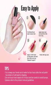 OpenLive 10ml Nude Pink Nail Polish Set 6 Colors Brown Red Purple All Seasons Neutral Color Quick Dry Nail Polish Set For Women Salon DIY Nail Art - 杏色 - 查看 7