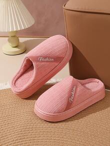 نعلان نسائيان كاجوال، قماش مخطط مطرز للأعمال