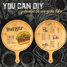 لوح بيتزا من البامبو، لوح بيتزا عالي الجودة مع مقبض، لوح خدمة بيتزا طبيعي، لوح تقطيع خشبي للبيتزا المنزلية، تقطيع الفاكهة والخضروات والخبز والجبن، لوح خدمة، اكسسوارات المطبخ