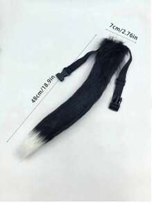 1 pieza Conjunto de cola de gato de simulación hecho a mano, accesorios lindos de gata japonesa estilo zorro, cola de cosplay, accesorios de disfraz, Halloween