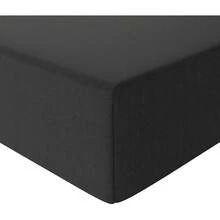 Basics Soft Microfibre King Fitted Sheet, Deep Pocket 12 Inch (30 Cm), Black - Navy Blue - View 10