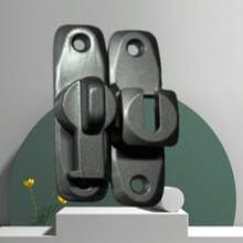 Trava de Porta Deslizante de 90 Graus, Trinco, Trinco de Porta Deslizante de Celeiro, Fecho, Trava de Banheiro, Trava de Porta de Banheiro, Porta Deslizante, Porta Deslizante, Fecho de Trava de Porta Sem Furos, Artefato Anti-Roubo Independente do Ângulo de Instalação