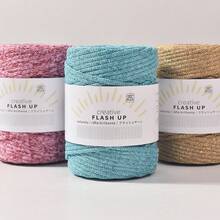 60m 3mm Metallic Gold Tinsel Thread, Shiny DIY Crochet Cord For Bags, Crafts, Multi-Color Options - Suitable For Crochet Bags, Handicrafts - Multicolor - View 8