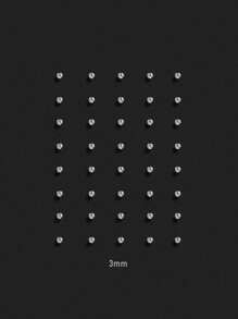 140pcs/40pcs/20pcs Fashion Boxed Earring Sets, Suitable For Daily Wear, Holiday Gifts, Simple Jewelry